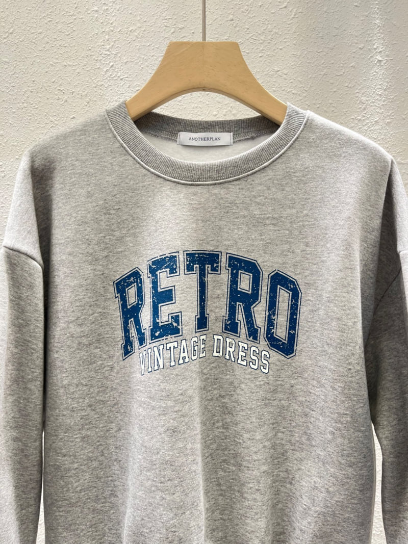 Another Plan - Korean Women Fashion - #womensfashion - Retro Fleece Sweatshirt - 6