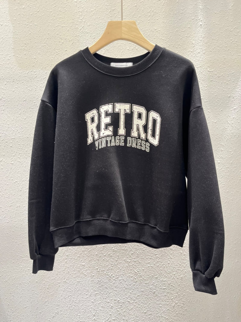 Another Plan - Korean Women Fashion - #womensfashion - Retro Fleece Sweatshirt - 8