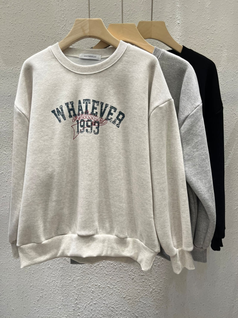Another Plan - Korean Women Fashion - #womensfashion - Whatever Fleece Sweatshirt - 12