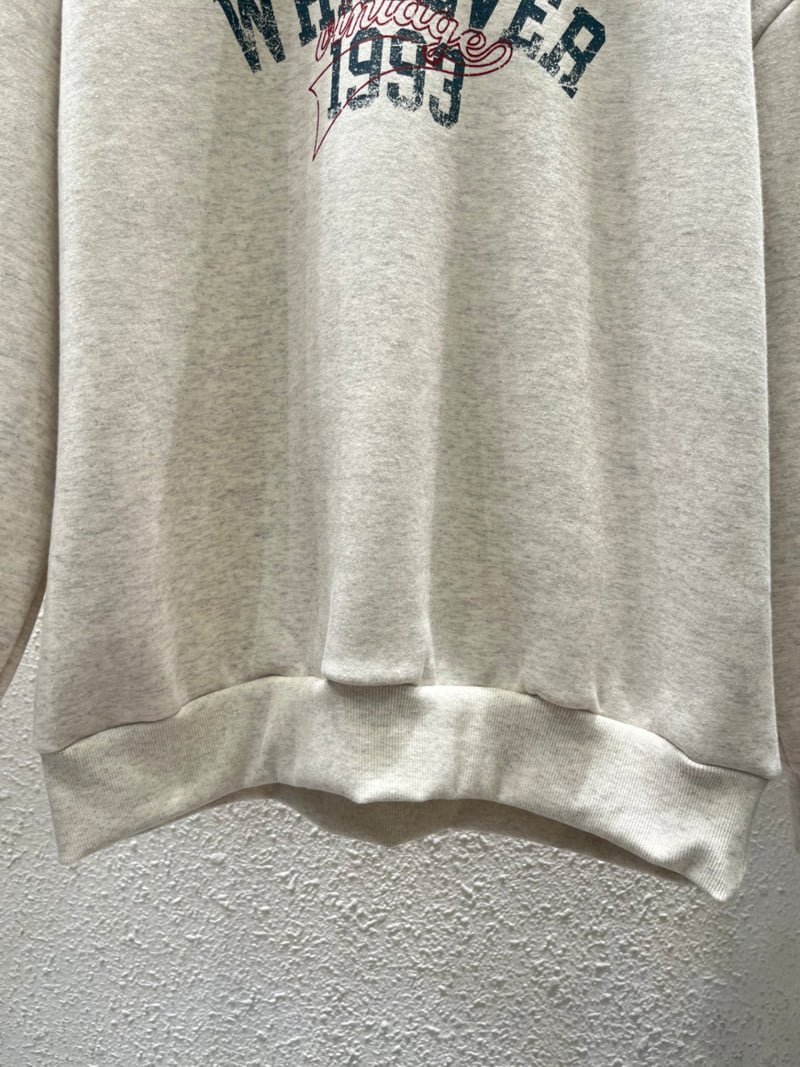 Another Plan - Korean Women Fashion - #momslook - Whatever Fleece Sweatshirt - 4