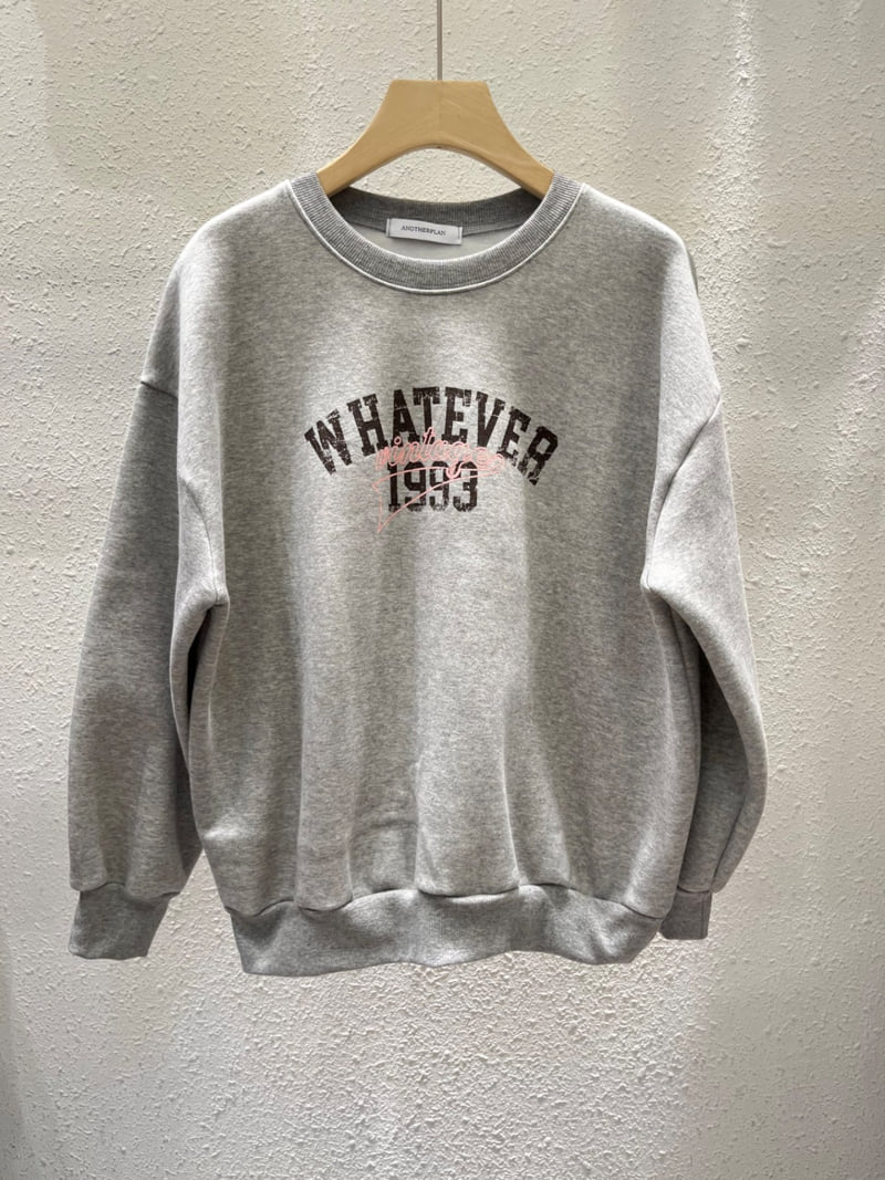 Another Plan - Korean Women Fashion - #womensfashion - Whatever Fleece Sweatshirt - 6