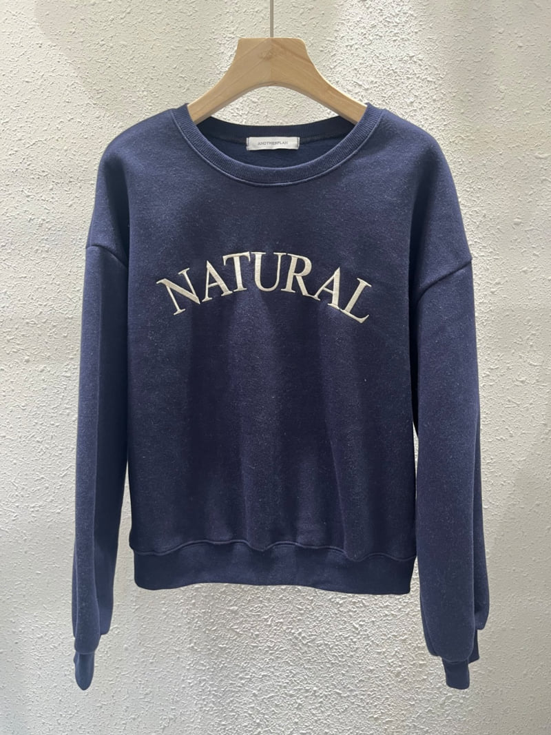Another Plan - Korean Women Fashion - #womensfashion - Nature Soft Fleece Sweatshirt - 8