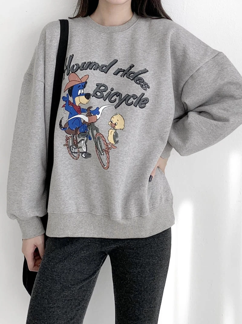 Another Plan - Korean Women Fashion - #womensfashion - Together Fleece Sweatshirt - 11