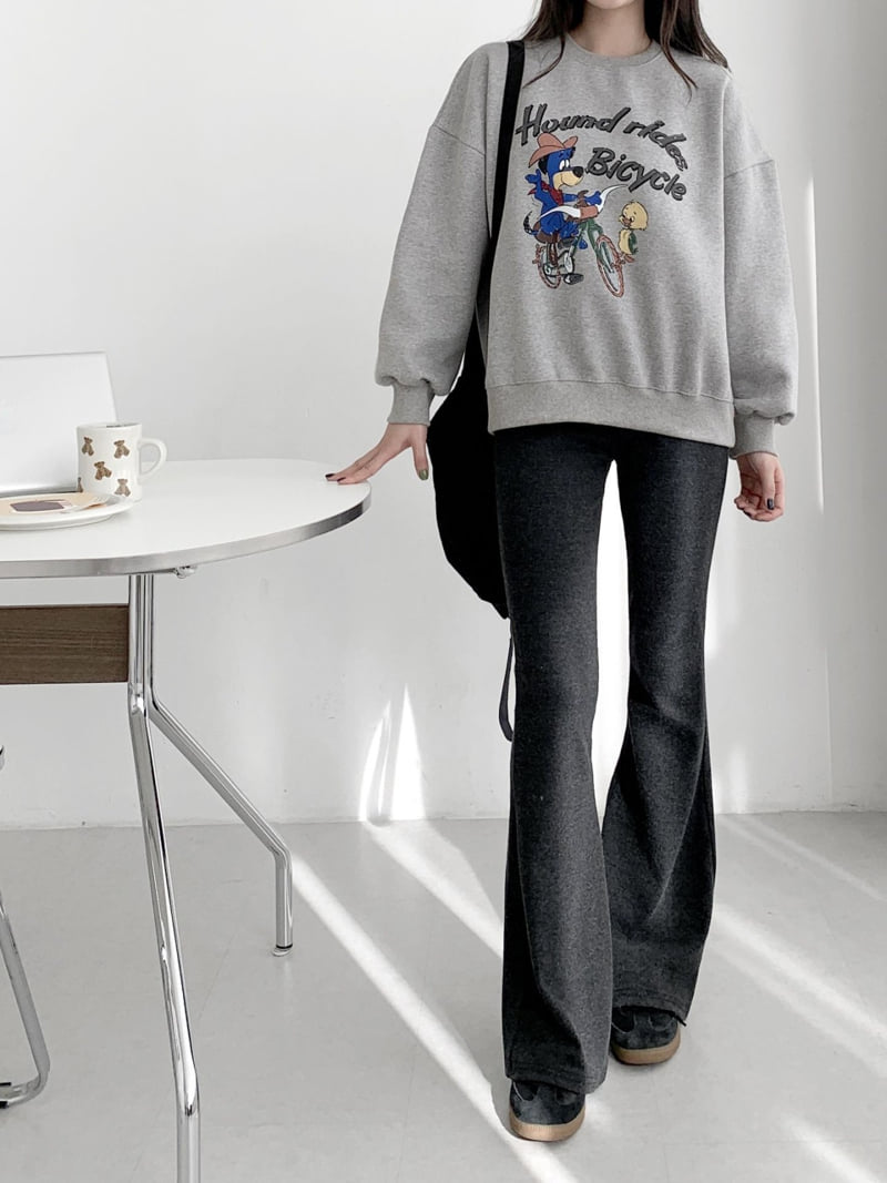 Another Plan - Korean Women Fashion - #womensfashion - Together Fleece Sweatshirt - 5