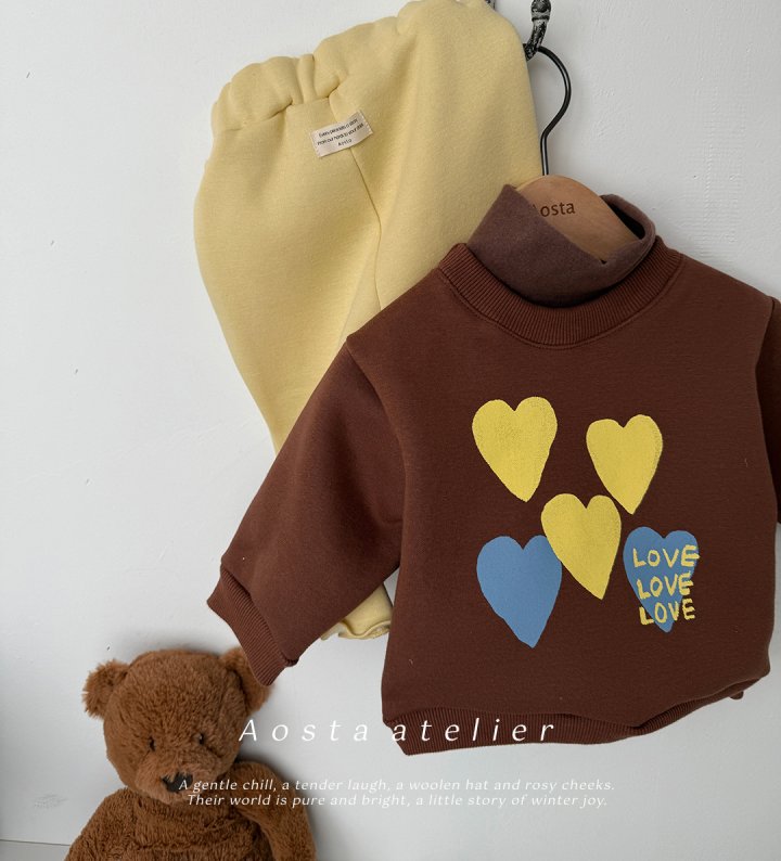 Aosta - Korean Baby Fashion - #babyboutique - Heart Sweatshirt - 9