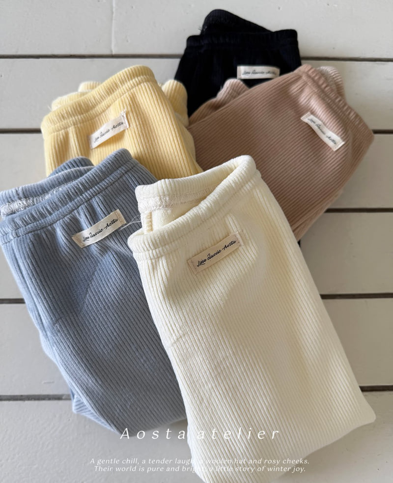 Aosta - Korean Baby Fashion - #babyboutique - Cozy Leggings - 2