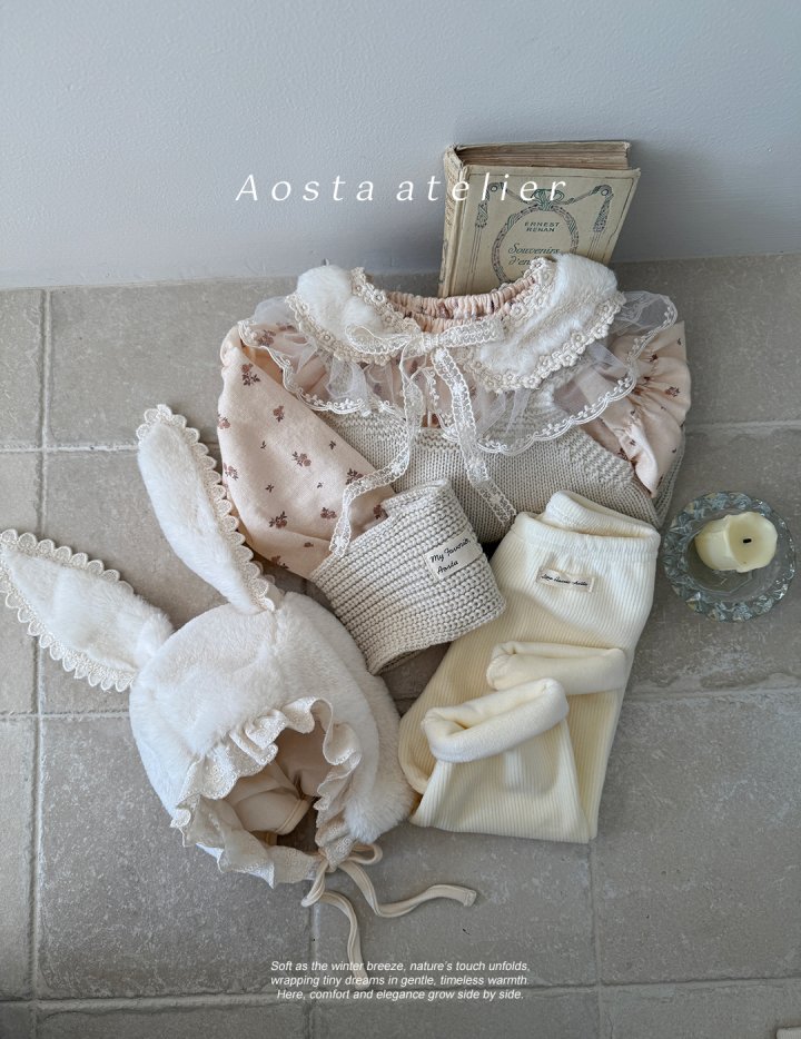 Aosta - Korean Baby Fashion - #babyboutique - Soft Rabbit Hat - 12