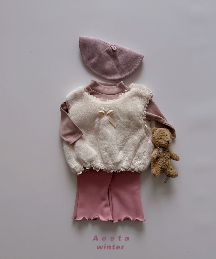 Aosta - Korean Baby Fashion - #babyboutique - Soft Ribbon Vest - 11