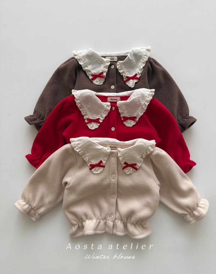 Aosta - Korean Baby Fashion - #babyboutique - Winter Blouse