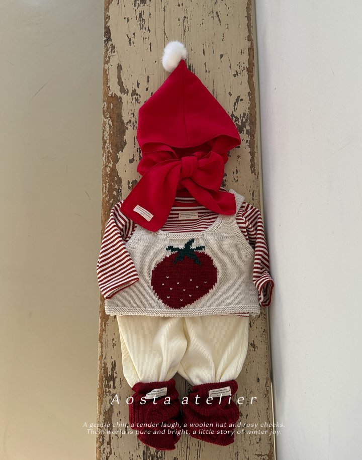 Aosta - Korean Baby Fashion - #babyboutique - Knit O Vest - 11