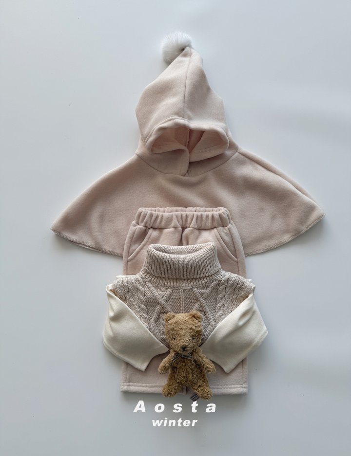 Aosta - Korean Baby Fashion - #babyboutiqueclothing - Winter Cone Cape - 10