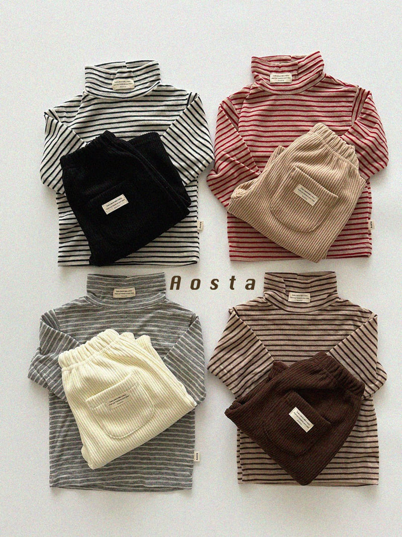 Aosta - Korean Baby Fashion - #babyboutiqueclothing - Wool Turtleneck Tee - 7