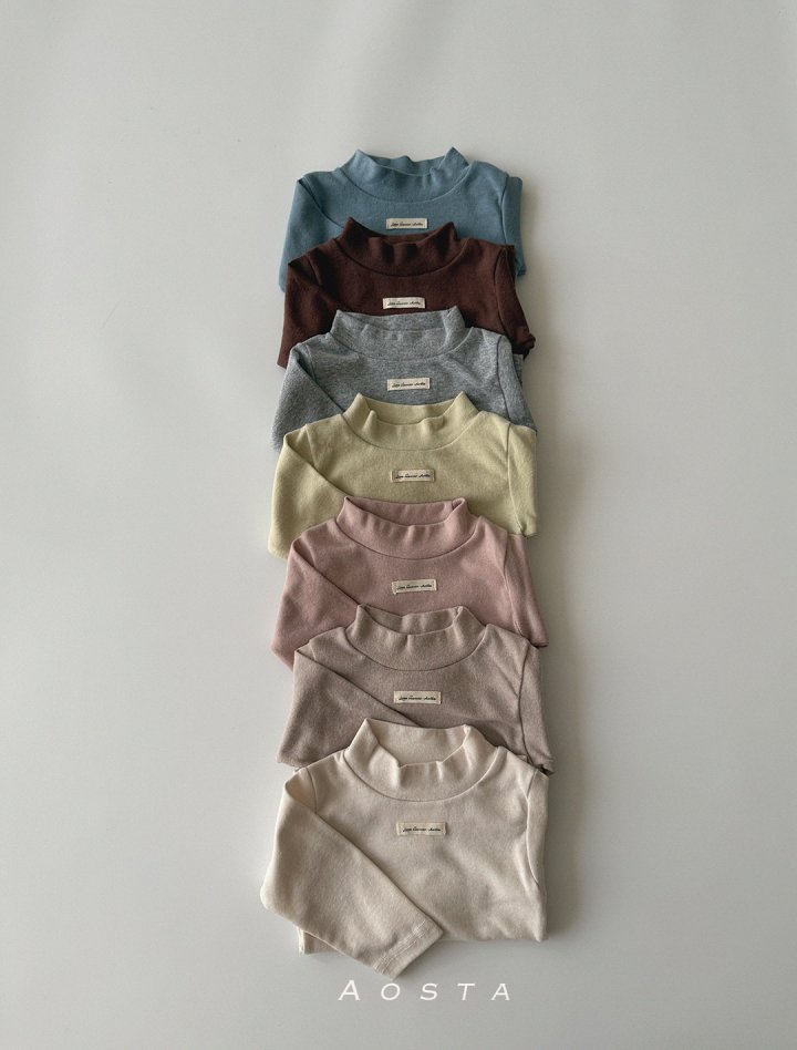 Aosta - Korean Baby Fashion - #babyboutiqueclothing - Soft Turtleneck Tee