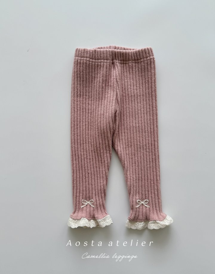 Aosta - Korean Baby Fashion - #babyboutiqueclothing - Camellia Leggings - 2