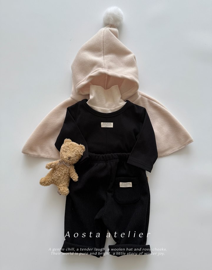 Aosta - Korean Baby Fashion - #babyclothing - Winter Cone Cape - 11