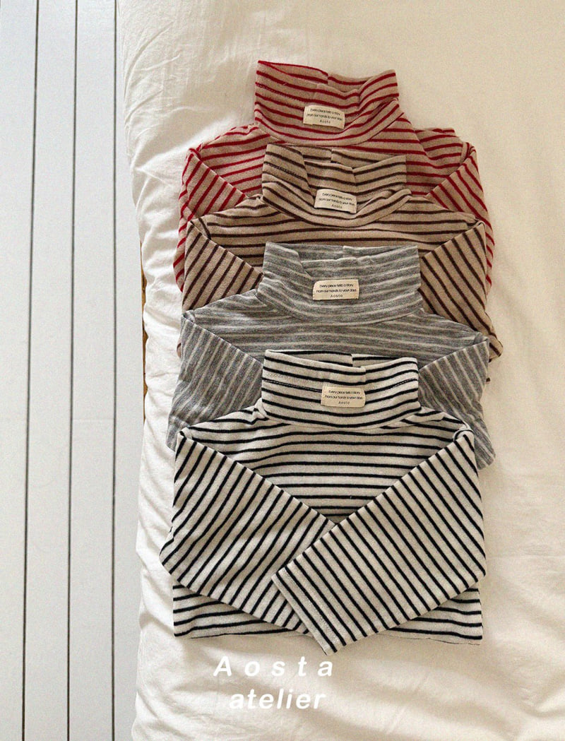 Aosta - Korean Baby Fashion - #babyclothing - Wool Turtleneck Tee - 8
