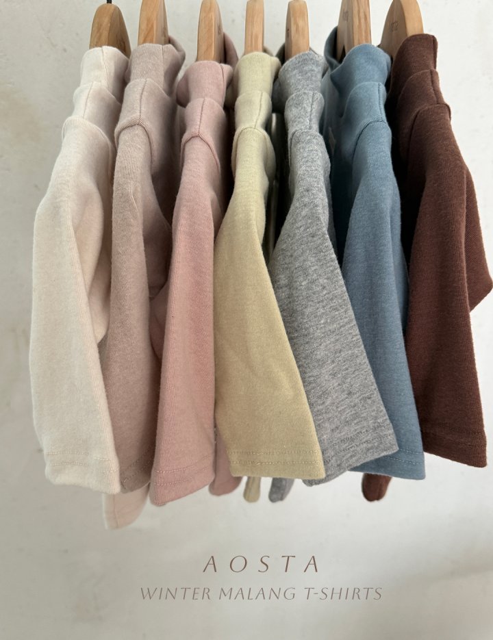 Aosta - Korean Baby Fashion - #babyclothing - Soft Turtleneck Tee - 2