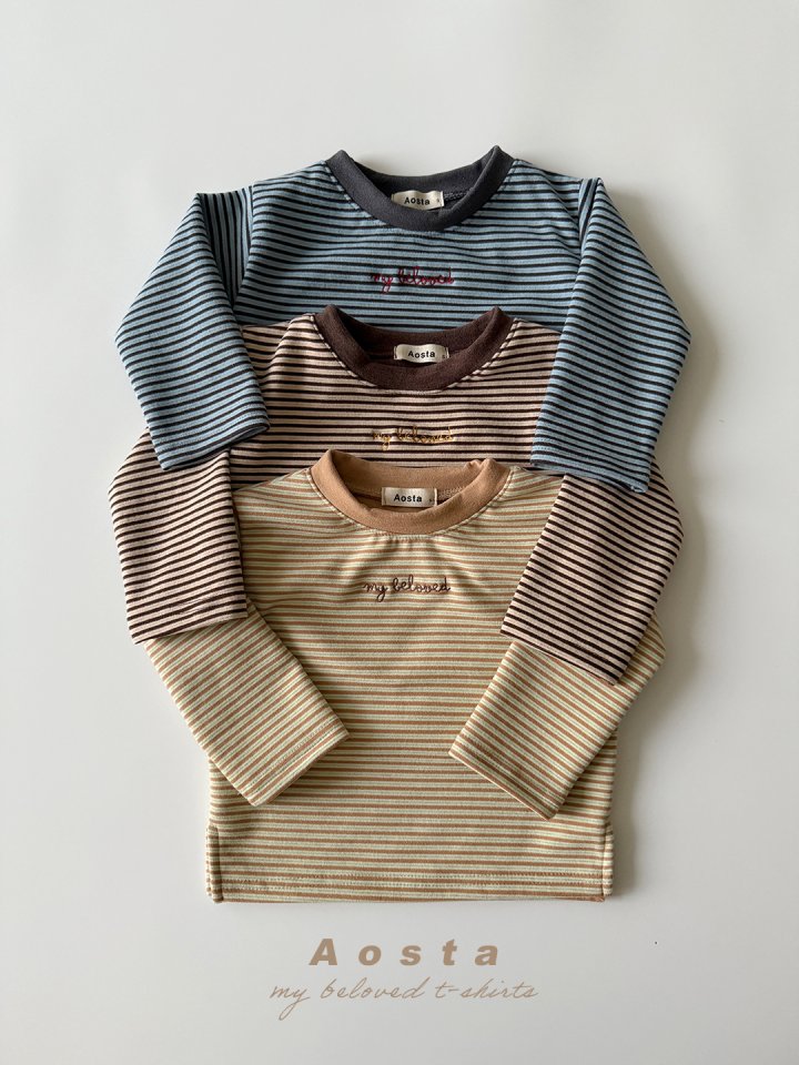 Aosta - Korean Baby Fashion - #babyclothing - MyB Tee