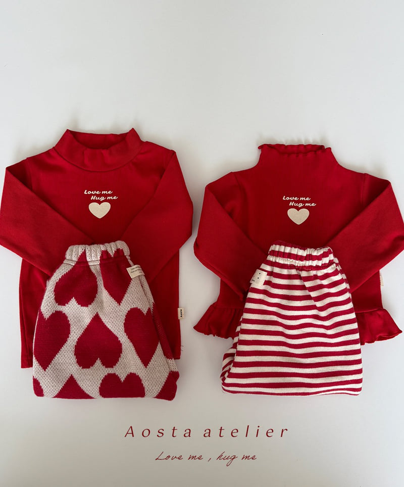 Aosta - Korean Baby Fashion - #babyclothing - Love Me Turtleneck Tee - 8