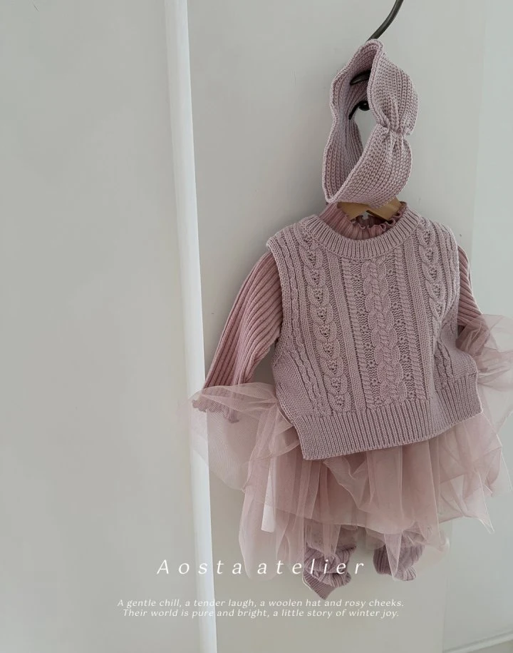Aosta - Korean Baby Fashion - #babyboutiqueclothing - Camellia One-piece - 4
