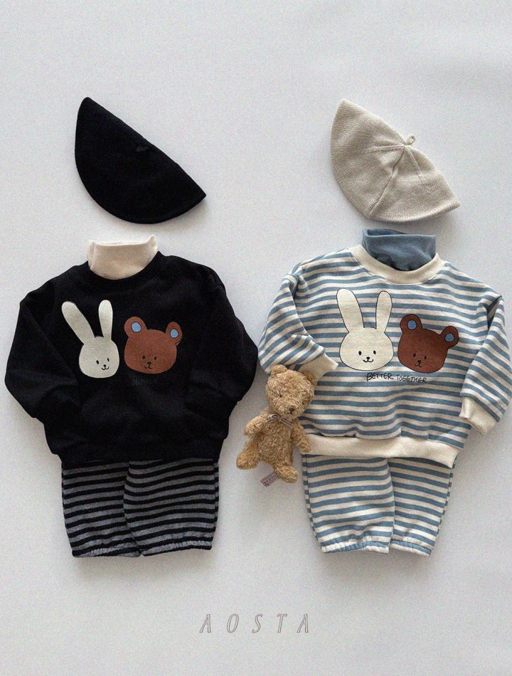 Aosta - Korean Baby Fashion - #babyclothing - Bear Toto Sweatshirt - 2