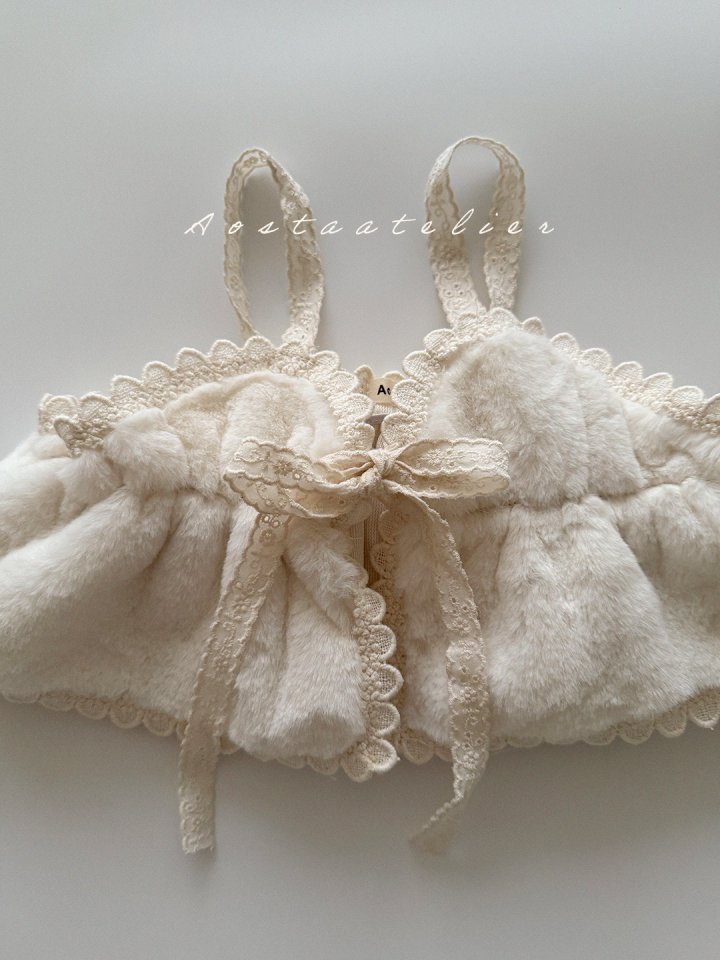 Aosta - Korean Baby Fashion - #babyfashion - Soft Ribbon Bustier - 2