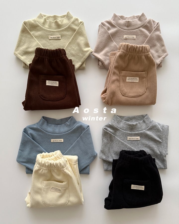 Aosta - Korean Baby Fashion - #babyfashion - Corduroy Pants - 2