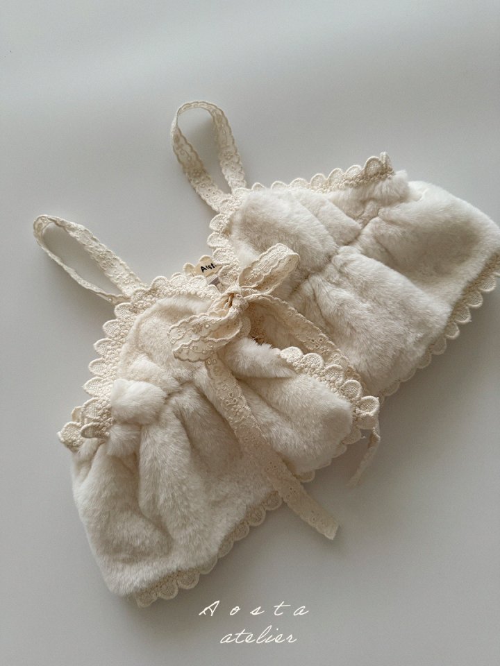 Aosta - Korean Baby Fashion - #babyfever - Soft Ribbon Bustier - 3