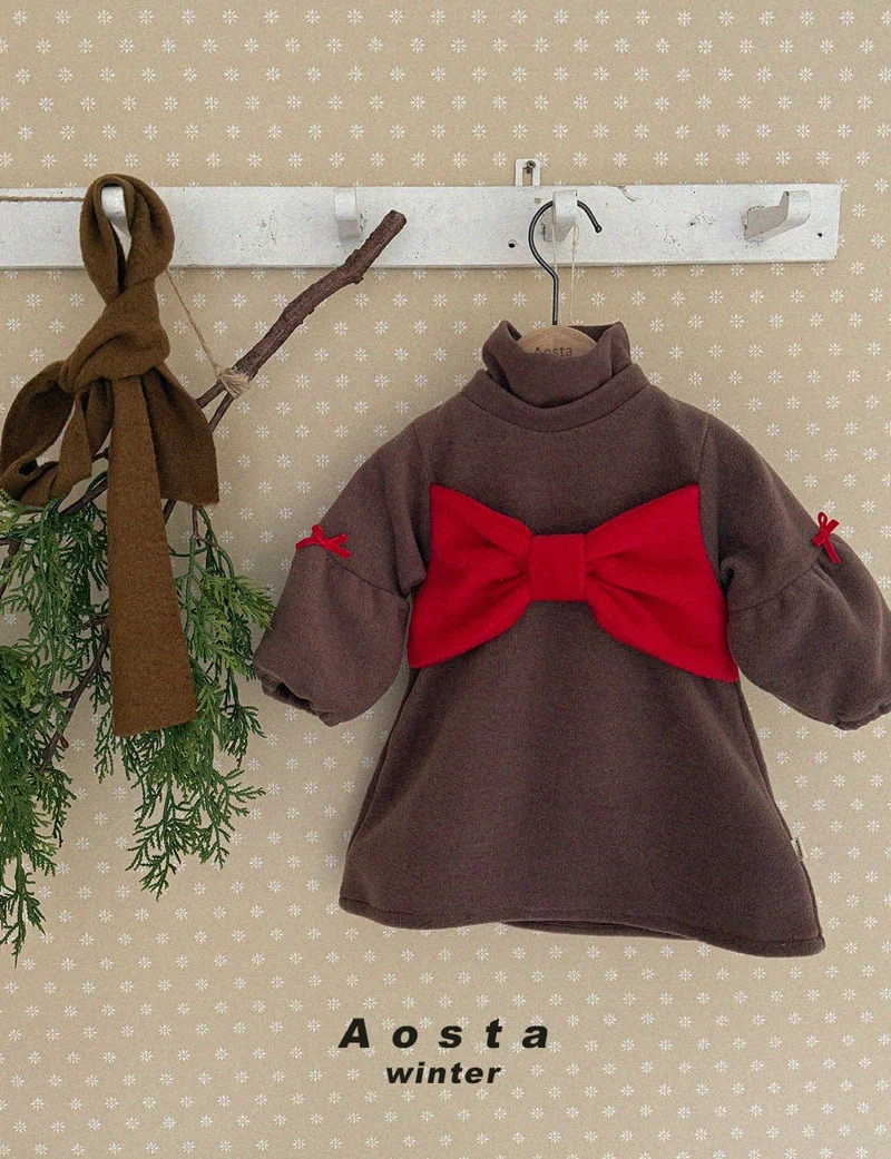 Aosta - Korean Baby Fashion - #babyfever - Winter One-piece - 6