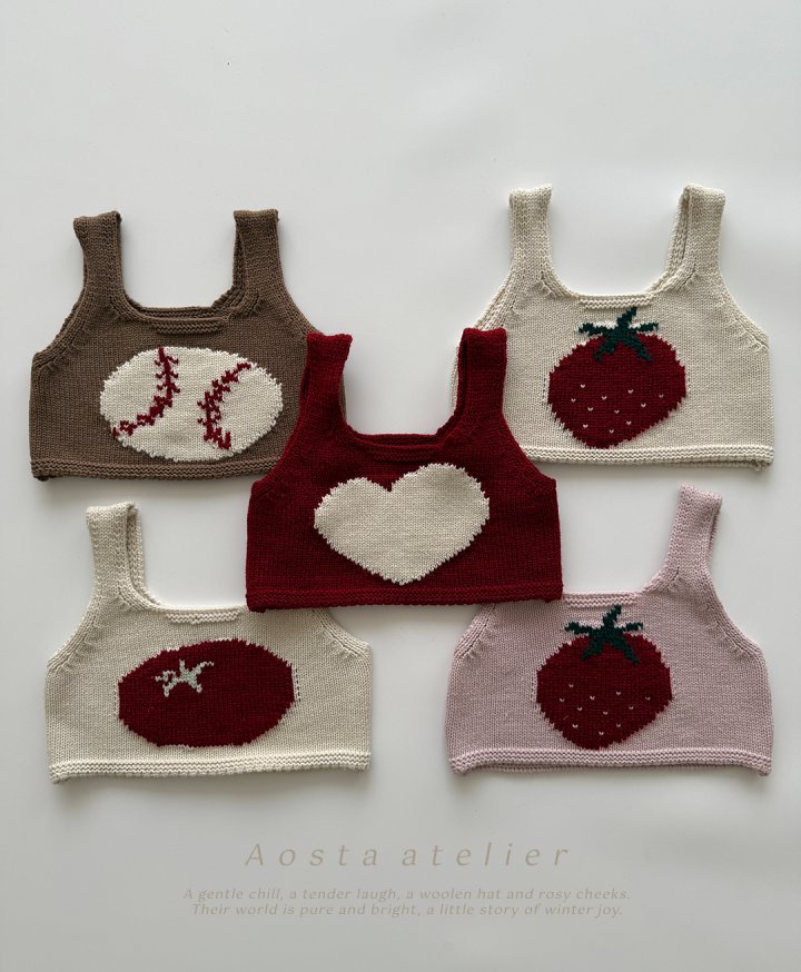 Aosta - Korean Baby Fashion - #babyfever - Knit O Vest