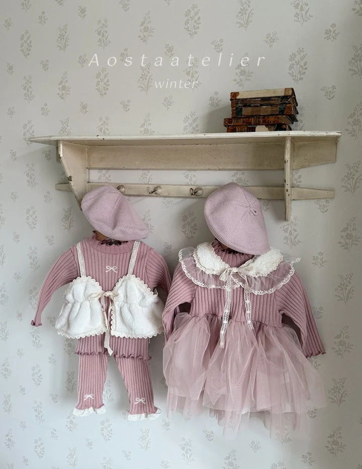 Aosta - Korean Baby Fashion - #babyfever - Camellia Leggings - 5