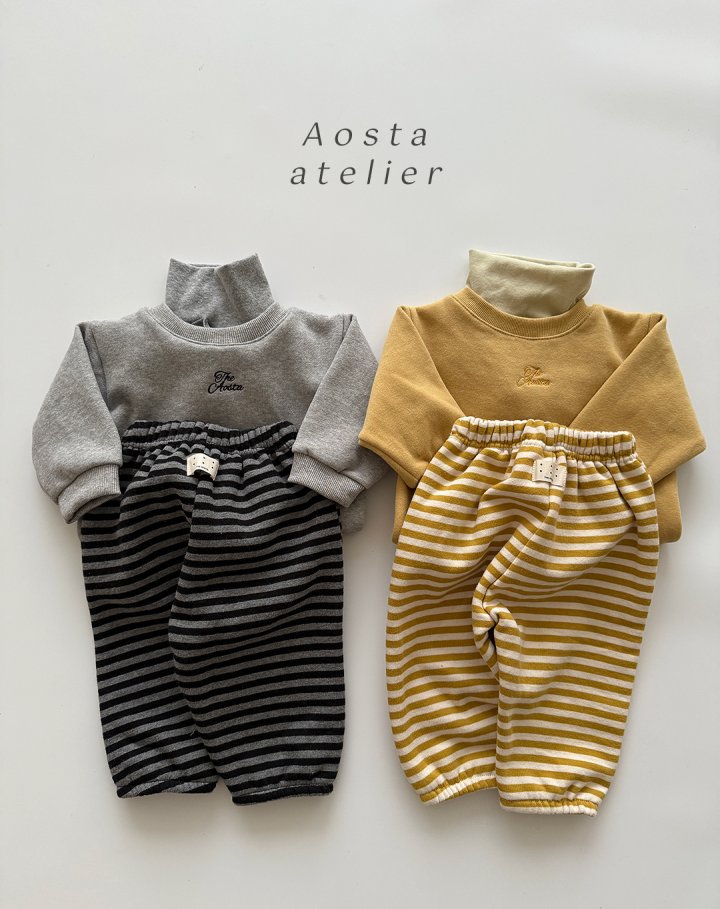 Aosta - Korean Baby Fashion - #babygirlfashion - Fake Turtleneck - 6