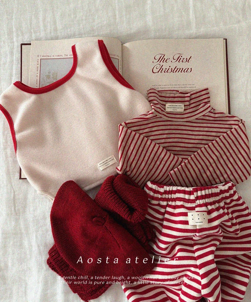 Aosta - Korean Baby Fashion - #babygirlfashion - Wool Turtleneck Tee - 11