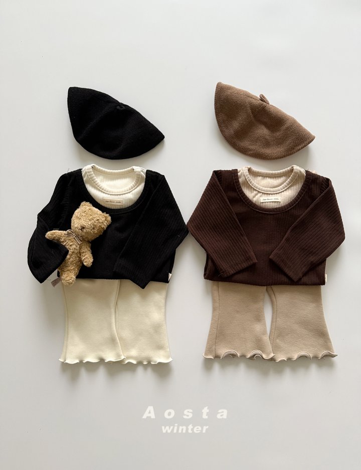 Aosta - Korean Baby Fashion - #babygirlfashion - Layered Tee - 12