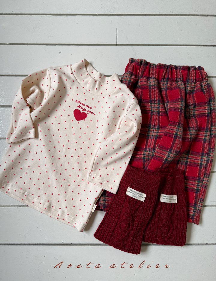 Aosta - Korean Baby Fashion - #babygirlfashion - Love Me Turtleneck Tee - 11