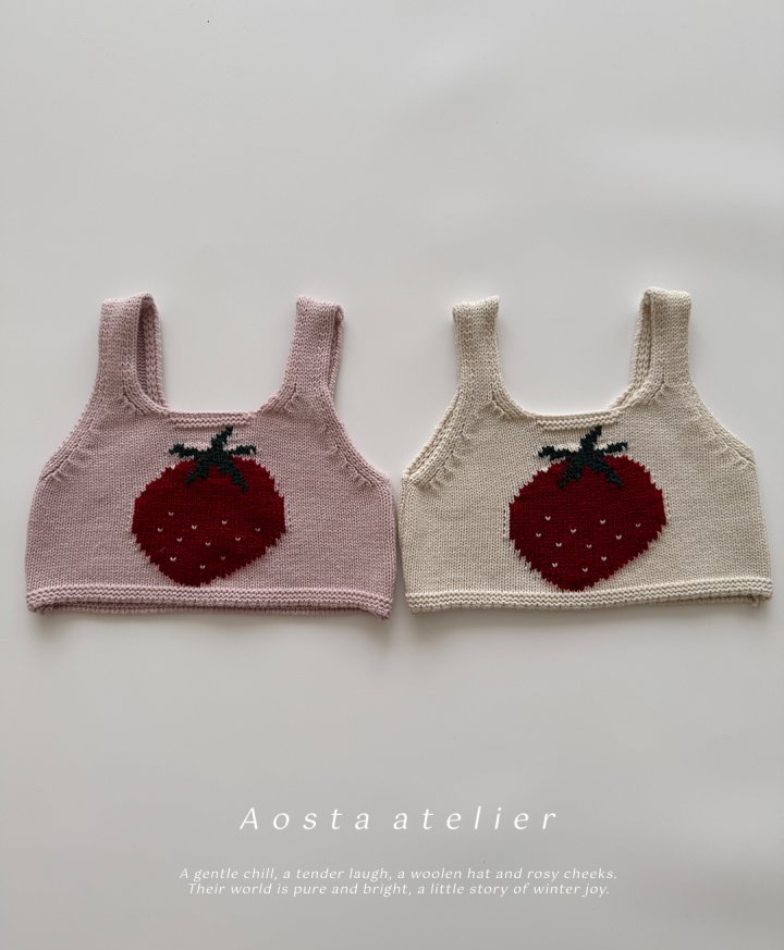Aosta - Korean Baby Fashion - #babygirlfashion - Knit O Vest - 2