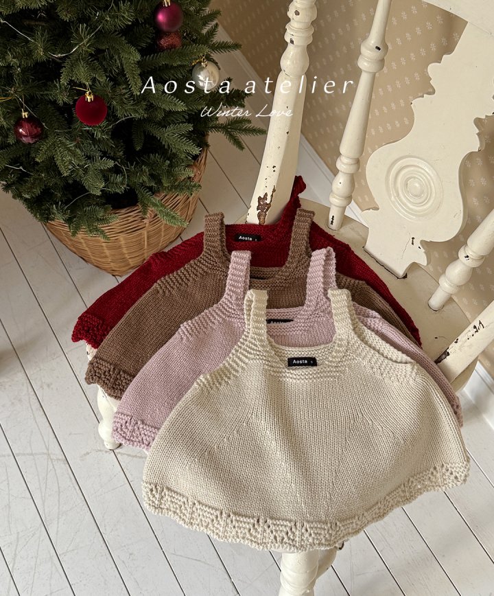 Aosta - Korean Baby Fashion - #babygirlfashion - Knit Blouse