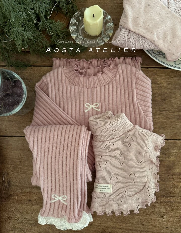 Aosta - Korean Baby Fashion - #babygirlfashion - Camellia Leggings - 6