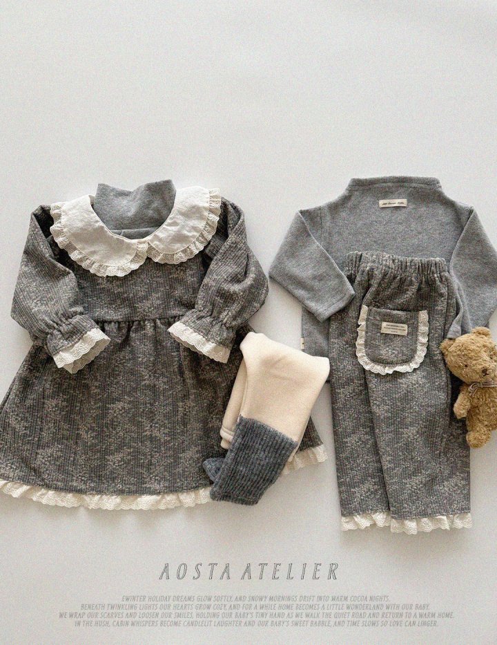Aosta - Korean Baby Fashion - #babylifestyle - Fake Turtleneck - 7