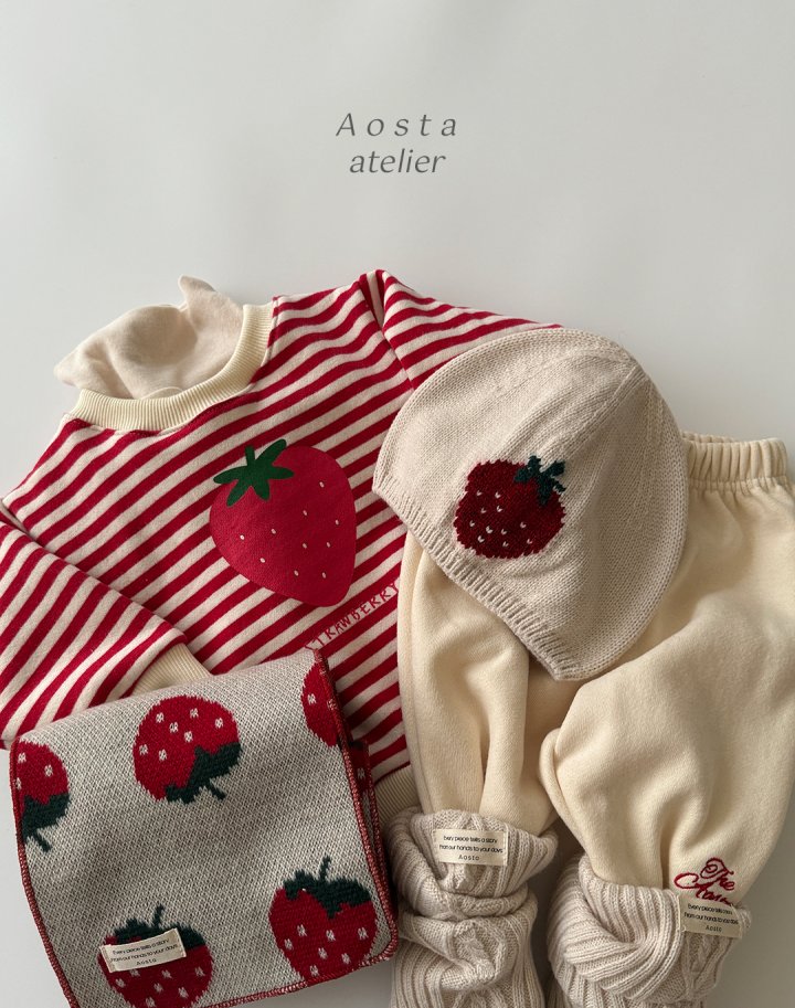 Aosta - Korean Baby Fashion - #babylifestyle - Strawberry Sweatshirt - 8
