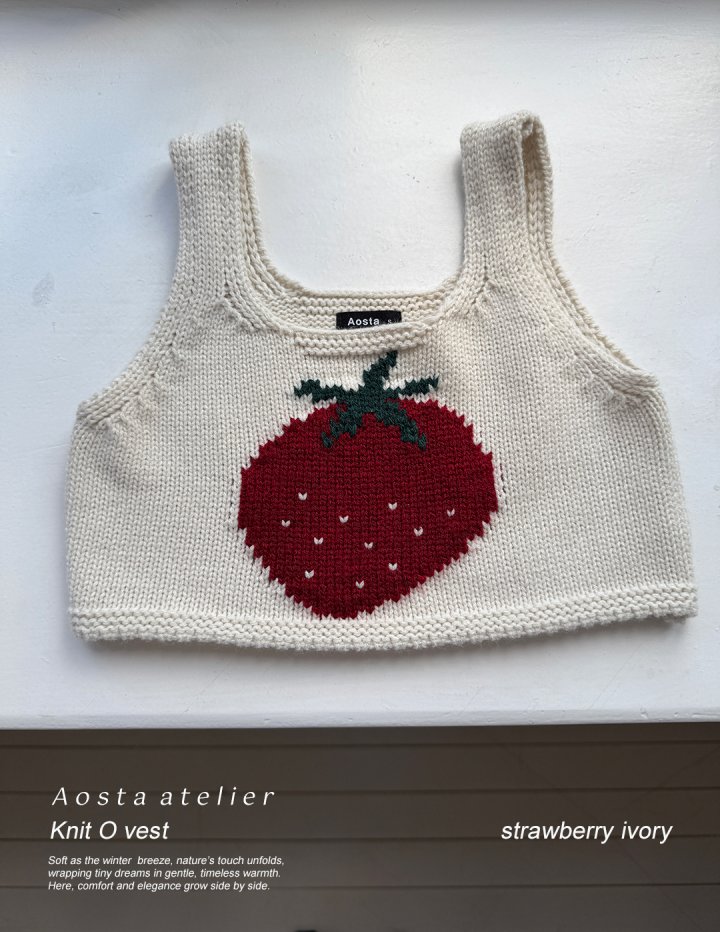 Aosta - Korean Baby Fashion - #babylifestyle - Knit O Vest - 3