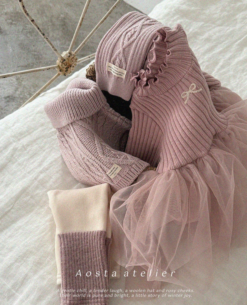 Aosta - Korean Baby Fashion - #babylifestyle - Camellia One-piece - 8