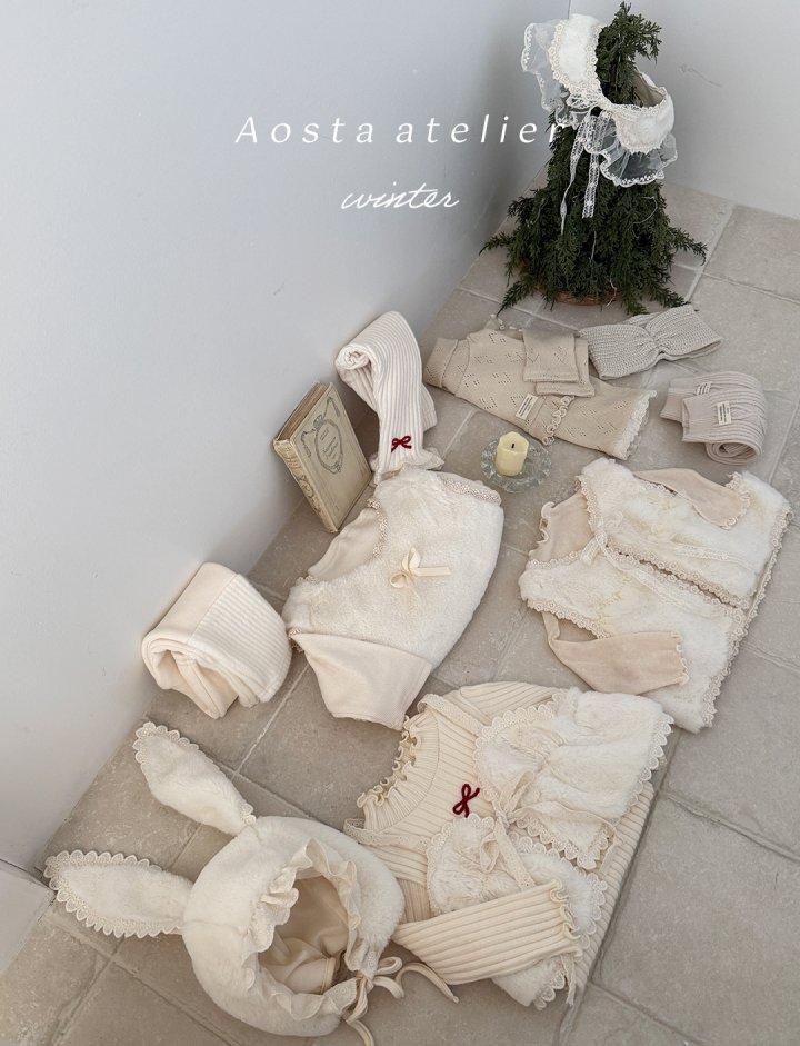 Aosta - Korean Baby Fashion - #babyoninstagram - Soft Ribbon Bustier - 6