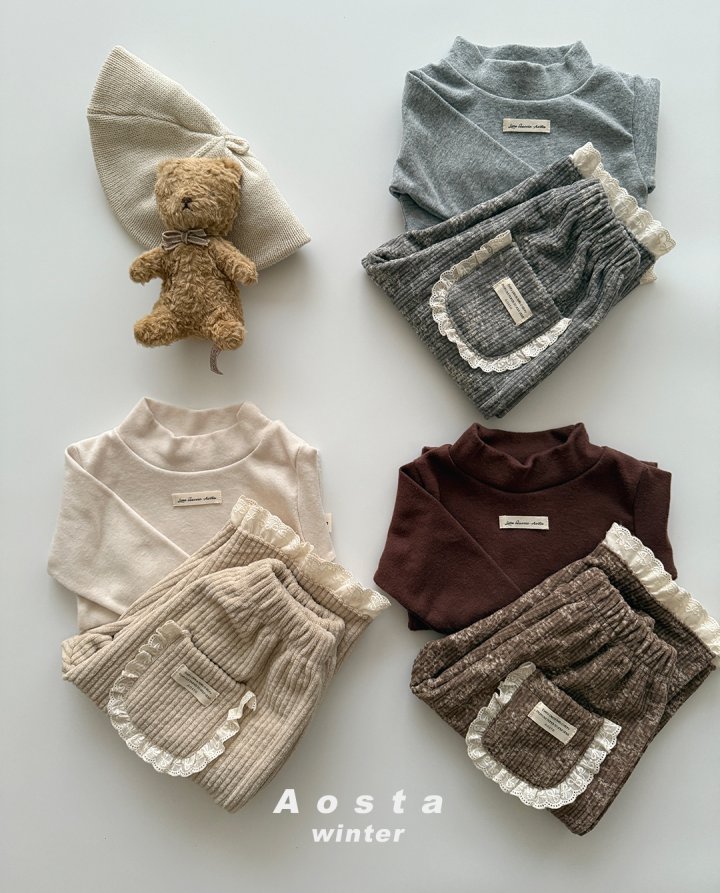 Aosta - Korean Baby Fashion - #babyoninstagram - Soft Turtleneck Tee - 7