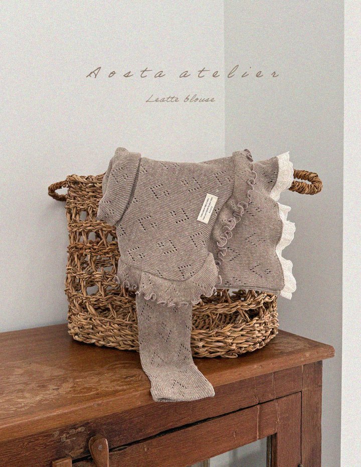 Aosta - Korean Baby Fashion - #babyoninstagram - L'été Frill Turtleneck - 5