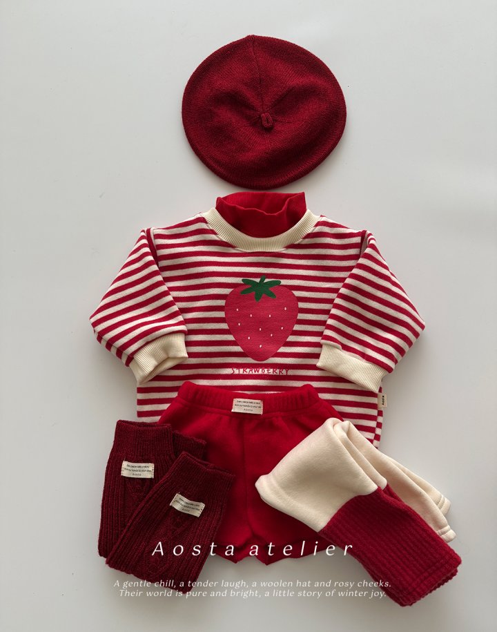 Aosta - Korean Baby Fashion - #babyoninstagram - Strawberry Sweatshirt - 9