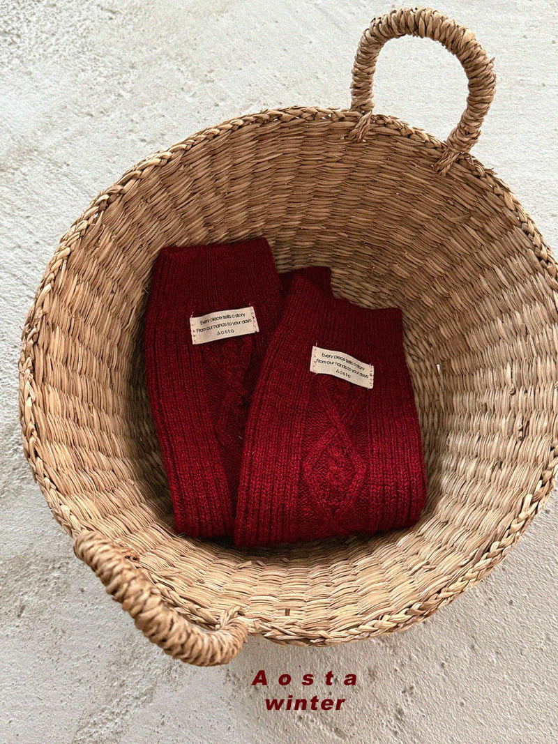 Aosta - Korean Baby Fashion - #babyoninstagram - Knit Warmer - 5