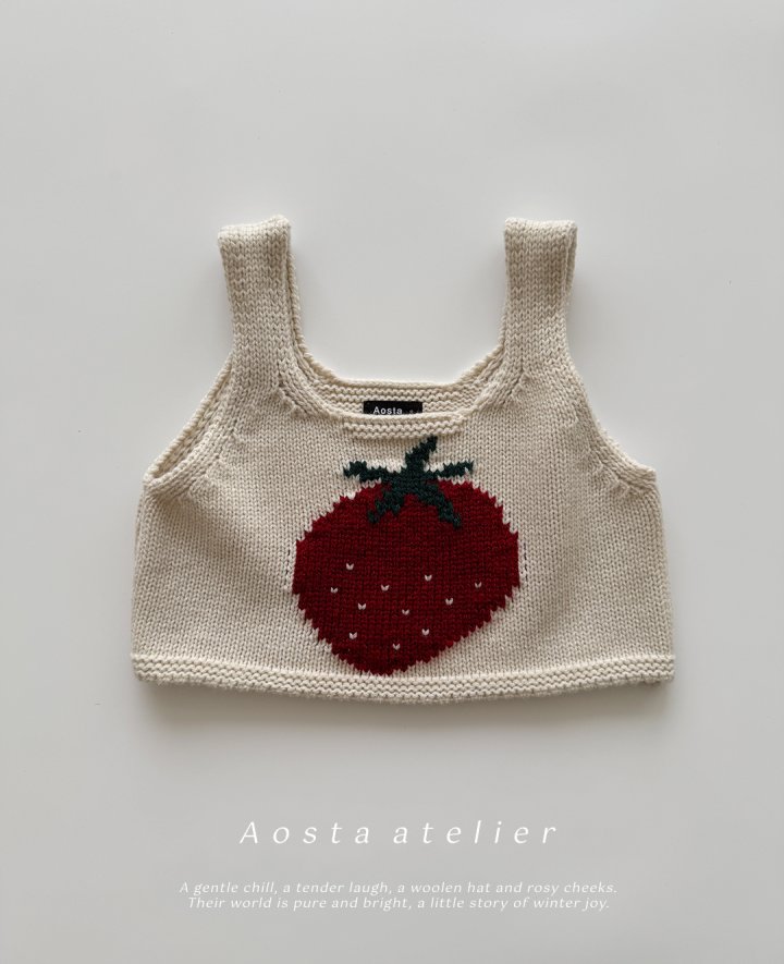 Aosta - Korean Baby Fashion - #babylifestyle - Knit O Vest - 4