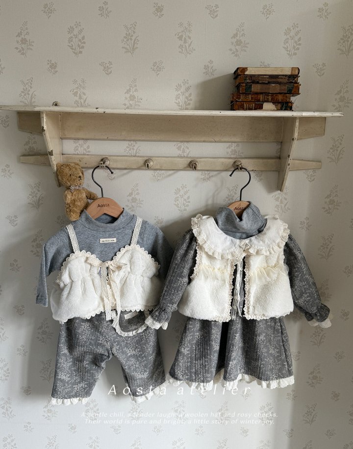 Aosta - Korean Baby Fashion - #babyootd - Fake Turtleneck - 9
