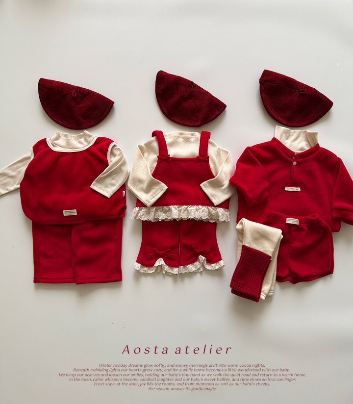Aosta - Korean Baby Fashion - #babyoninstagram - Winter Ribbon Vest - 4
